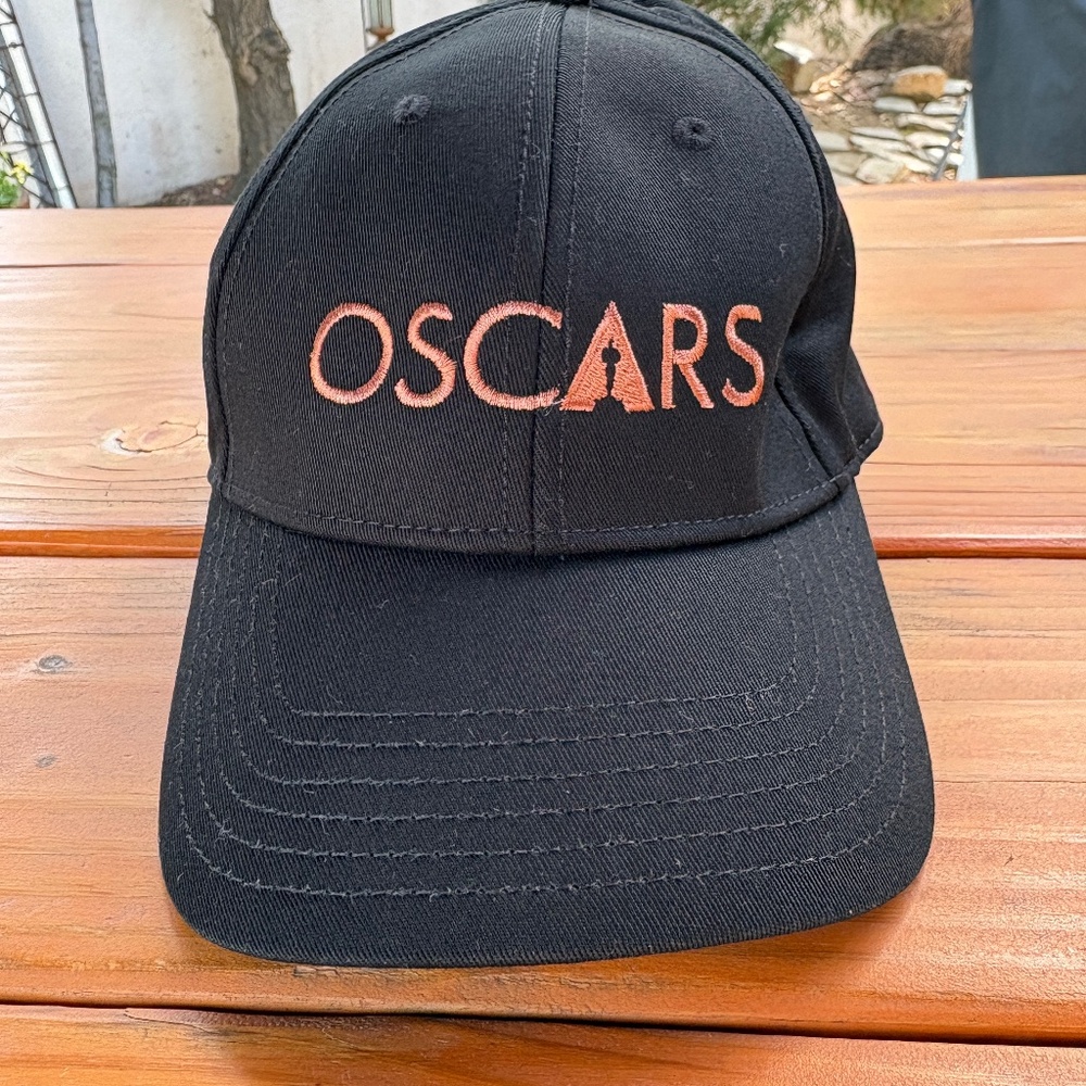 97th Oscars 2025 Baseball Cap, Black, Bronze Stitching, Otto Velcro Back Unisex